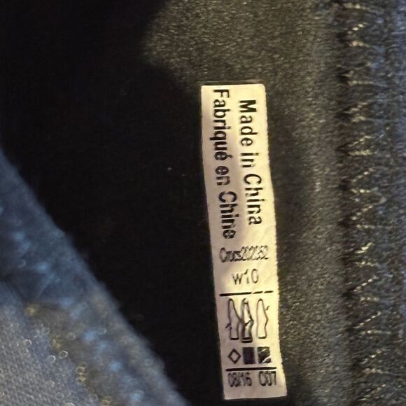 Crocs Dual Comfort Busy Day Black Wedge Loafers Size 10 Slip On Comfort Shoes - Picture 2 of 10